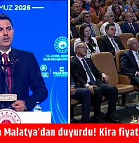Murat Kurum Malatya'dan duyurdu! Kira fiyatları düşecek