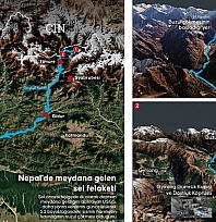 Nepal'deki selde hayatını kaybedenlerin sayısı 616'ya çıktı