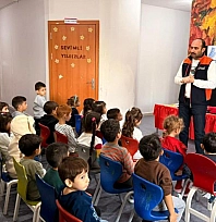 Öğrencilere afet farkındalık eğitimi verildi