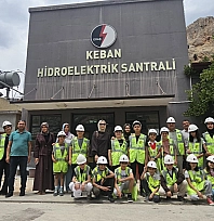 Öğretmen ve öğrenciler Keban Barajı'nı gezdi