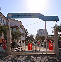 Okul saldırısının gerçekleştiği Ayser Çalık Ortaokulu yeni eğitimde yılında sessiz kaldı