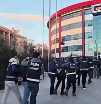 Operasyonda gözaltına alınan 21 şahıstan 14'ü tutuklandı