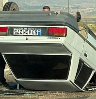 Otomobil takla attı: 1 yaralı