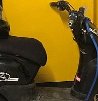 Park halindeki elektrikli bisiklet çalındı