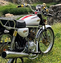 Park halindeki motosiklet çalındı