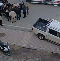 Pick-up ile motosiklet çarpıştı: 1 yaralı