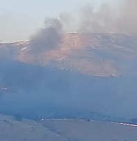 Pütürge'deki arazi yangını kontrol altına alındı