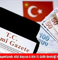 Resmi Gazete'de yayımlandı: kişi başına 6 bin TL gelir desteği Malatya'da başladı