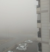 Sis bulutları görüş mesafesini düşürdü