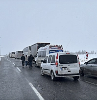 Sivas-Malatya kara yolu ulaşıma kapandı