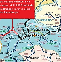 Sivas-Malatya karayolu tüm araçlara açıldı