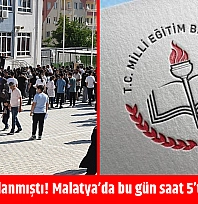 Sonuçlar Açıklanmıştı! Malatya'da bu gün saat 5'te sona eriyor