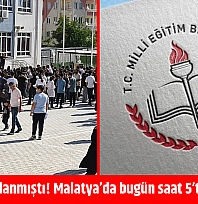 Sonuçlar Açıklanmıştı! Malatya'da bugün saat 5'te sona eriyor
