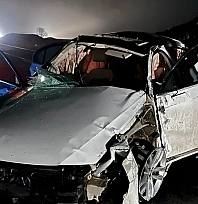 Takla atan otomobil hurdaya döndü: 1 ölü, 1 yaralı