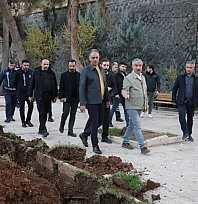 Tarihi çarşı esnafından çalışmalara destek