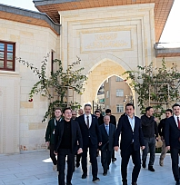 Tokat Valisi Köklü ile Belediye Başkanı Yazıcıoğlu, Darende'yi ziyaret etti