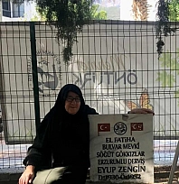 Torunlarından şehit dedelerine vefa