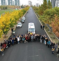 Trafikte fermuar sistemi uygulamalı anlatıldı
