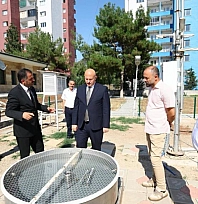 Vali Küçük, meteoroloji müdürlüğünü ziyaret etti