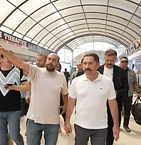 Vali Masatlı, Tarihi Uzun Çarşı'daki çalışmaları inceledi