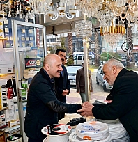 Vali Varaol esnafın nabzı tutuldu