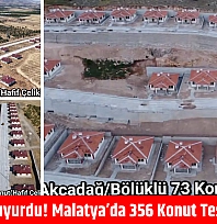 Vali Yavuz duyurdu! Malatya'da 356 konut teslim edilecek