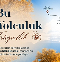 Van Gölü Ekspresi'nde sonbahar manzarası! Güzergahında Malatya da var