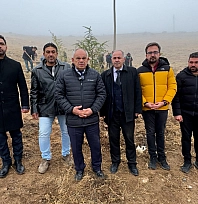 Yahyalı'ya bin 200 fidan dikildi