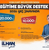 Yeşilyurt Belediyesi'nden öğrencilere 20 bin TL'lik YKS desteği| Başvurular başladı: Son gün 4 Eylül