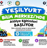 Yeşilyurt Bilim Merkezi'nde yeni dönem kayıtları başladı!