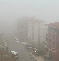 Yüksek kesimlerde sis etkili oldu