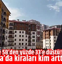 Yüzde 58'den yüzde 33'e düştü!! Malatya'da kiraları kim arttırıyor?