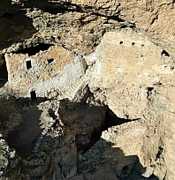 Yüzlerce yıllık yapı dron ile görüntülendi