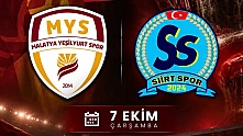 Yeşilyurtspor'un rakibi Siirtspor oldu