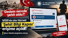 Dedem nerede şehit oldu? MSB'nin dev hizmeti 'Şehit Bilgi Kapısı' erişime açıldı! İşte e-Devlet sorgulama ekranı