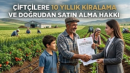 Hazine arazileri yatırımcı ve çiftçilere açılıyor: Yıllık 10 milyon metrekare desteği