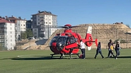 Dakikalarla Yarışılan Müdahale: Kalp Krizi Geçiren Hasta Helikopterle Taşındı