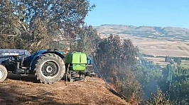 Malatya'da korkutan yangın: Ev ve ahırlar alevlere teslim oldu