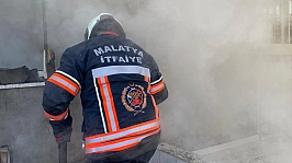 Malatya'da korkutan yangın: Ev küle döndü!