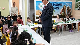 Malatya'da minik öğrencilere yerli tohum eğitimi