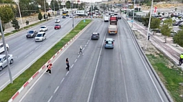 Malatya'da yaya geçitlerinde yeni denetim: Sürücüler tek tek kontrol edildi