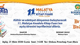Malatya Kitap Fuarı kapılarını açıyor!