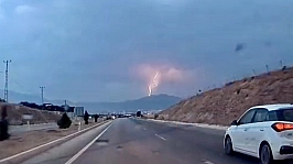 Meteoroloji uyarmıştı: Malatya'da saatteki hızı 60 kilometreye ulaştı