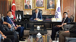 MTSO Başkan Adayı Boyraz, Rektör Bentli'yi ziyaret etti