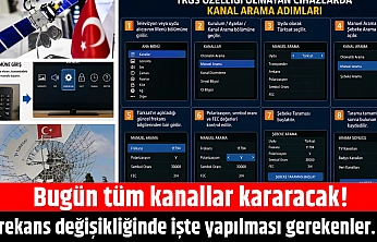 Bugün tüm kanallar kararacak! Frekans değişikliğinde işte yapılması gerekenler…