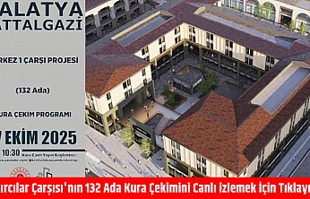Bakırcılar Çarşısı'nın 132 Ada Kura Çekimini Canlı izlemek İçin Tıklayın…