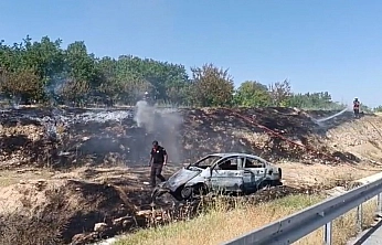 Malatya'da Kuzey Çevre Yolu'ndaki alev alan otomobilden ikinci acı haber geldi: Baba da kurtarılamadı!