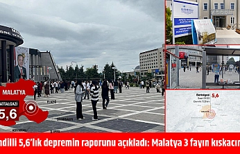 Kandilli 5,6'lık depremin raporunu açıkladı: Malatya 3 fayın kıskacında