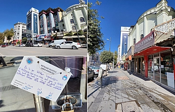 Kışla Caddesi'ne 3 yıl sonra yıkım kararı: Tekke Cami çevresindeki dükkânlar mühürlendi!