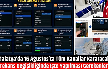 16 Ağustos'ta tüm kanallar kararacak! Frekans değişikliğinde işte yapılması gerekenler…
